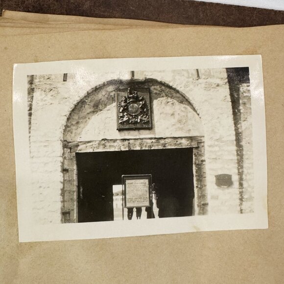 Vintage 1946 Photo Album Niagara Falls New York & Canada Clippings Cars Trolley - Picture 13 of 16